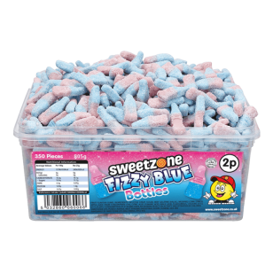 Sweet Zone Fizzy Blue Bottles Halal 805g Tub Sweet Zone Fizzy Blue Bottles Halal 805g Tub